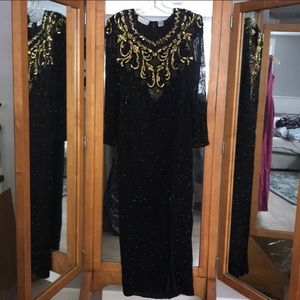 Laurence Kazar NY beaded dress